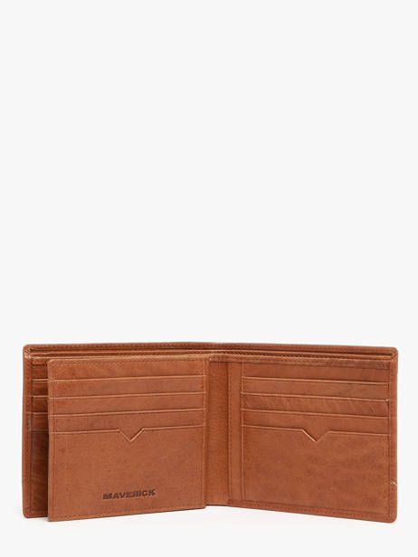 Chequehouder Rough Gear Leder Maverick Bruin rough gear MAVRG006 ander zicht 2